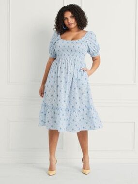 Louisa Nap Dress | Blue Ditsy - XL, Hill House Home Nap Dress - EUC